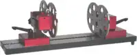 FISSO Rundlaufprüfgerät mit Rollen RLPG / 1000 / Ø 240 - Brütsch/Rüegger Tools