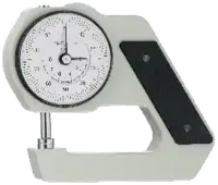 KÄFER Dickenmessgeräte Käfer Messtaster Ø 6.35 mm, flach 0...10 / 0.01 / 45 / J45 - toolster.ch