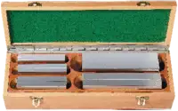NERIOX Jeu de cales parallèles  DIN 6346 7 paire, longueur 100 + 160 mm 100...160 / 7 - toolster.ch