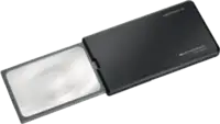 ESCHENBACH Taschenleuchtlupe mit Beleuchtung EasyPOCKET XL schwarz / 2.5x / 78 x 50 - toolster.ch