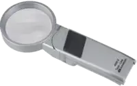 SCHWEIZER Loupe éclair. à main  Tech-Line MODULAR, biconvexe/Bifo 2x / Ø 70 (4x / Ø 20) / LED / 4500K - toolster.ch