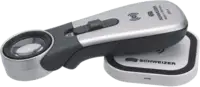 SCHWEIZER Handleuchtlupe  Tech-Line INDUKTION aplanatisch 10x / Ø 22.8 / LED / 4500K - toolster.ch