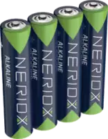 NERIOX Batterie  Alkaline Pack a 4 Stück 4x / LR6 / 1.5 V (Mignon / AA) - toolster.ch
