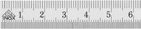 BUOB Stahlmassstab INOX oben 1/1 mm, unten 1/2 mm 150 x 13 (1/1 - 1/2) - toolster.ch