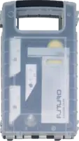 Kunststoffbox zu Fasenmessgerät schwarz/transparent inkl. Einlage 82 x 145 x 32 (75 x 100 x 25) - toolster.ch