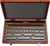 MITUTOYO Jeu de cales étalon  acier 0 / 87 - toolster.ch