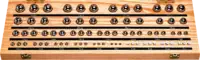 OPUS Jeu de billes étalon , acier 3 billes par diam. nominal / 75 billes 1...25 / 1 - Brütsch/Rüegger Tools