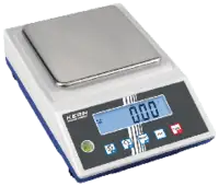 KERN Balance de précision digitale sortie de données RS-232C, Ø 81 mm 0.1 kg/ 0.001 g - toolster.ch