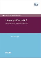 DIN-Taschenbuch Längenprüftechnik 3 Messgeräte, Messverfahren 11-3 / DE - toolster.ch