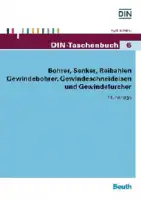 Livre de poche DIN Techn. de production Forets, outils à chanfreiner et alésoirs 6 / DE - brwtools.ch