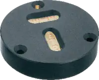 TESA Technology Niveau à bulle croisé TESA nivelles longitudinale et transversale 0.3 mm/m / Ø 60 x 13 - toolster.ch