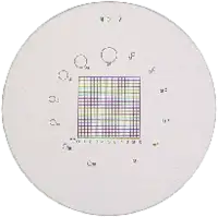 Disque de mesure quadrillage, cercles Ø 35 - toolster.ch
