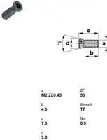 FUTURO Schraube für Wendeplatte 1225 - toolster.ch