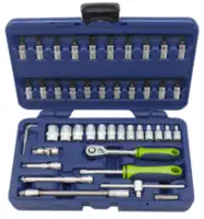 NERIOX Jeu de clés à douille à six pans 1/4" / 46 pièces - toolster.ch