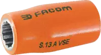 FACOM Zwölfkanteinsatz 1/2" 1000 Volt isoliert 8 mm - toolster.ch
