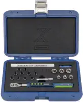 NERIOX Digitales Drehmomentschlüssel-Set 19-teilig, 1...20 Nm - toolster.ch