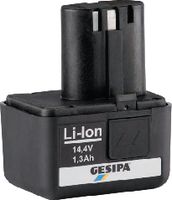 GESIPA Ersatzakku 14.4V 1.3Ah Li-Ion - toolster.ch GESIPA Ersatzakku 14.4V 1.3Ah Li-Ion - toolster.ch