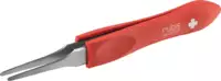RUBIS Präzisions-Pinzette 2A-SA-RH, 125 mm, ESD Rubber Handle - toolster.ch