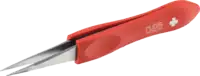 RUBIS Präzisions-Pinzette 3-SA-RH, 125 mm, ESD Rubber Handle - toolster.ch