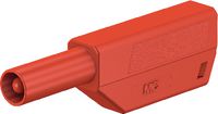 MULTI CONTACT 4mm Stecker stapelbar SLS425-SE/Q/N rot - toolster.ch