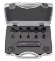 NERIOX Jeu d'emporte-pièces Avec support en acier 11 pièces, 3 à 20 mm - toolster.ch