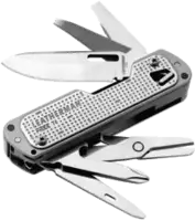LEATHERMAN Multitool  FREE T4 832686 / Silber / ohne Etui - toolster.ch