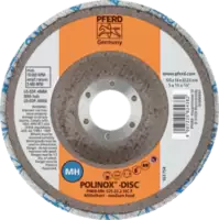 PFERD Vlies-Kompaktschleifscheibe POLINOX DISC PNER-MH 125-22,2 SiC F Ø 125 x 22 mm, mittelhart - toolster.ch