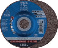 PFERD Schleif-/Schruppscheibe Ø 115 (CC-GRIND-STRONG 115 SG STEEL) - toolster.ch PFERD Schleif-/Schruppscheibe Ø 115 (CC-GRIND-STRONG 115 SG STEEL) - toolster.ch