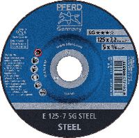 PFERD Schruppscheibe für Stahl 125 x 7.2 (E 125-7 A 24 R SG) - toolster.ch PFERD Schruppscheibe für Stahl 125 x 7.2 (E 125-7 A 24 R SG) - toolster.ch