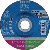 PFERD Schruppscheibe Ø 125 x 7.2 (E 125-7 SG CAST+STONE) - toolster.ch