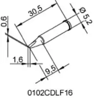 ERSA Lötspitze DUR 0102CDLF16 - toolster.ch