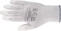 NERIOX Gants tricotés en polyester Worker, blanc 9 / lot de 12 paires - toolster.ch