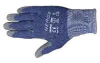 NERIOX Nylon-Strickhandschuhe Touchscreen, blau 10 - toolster.ch