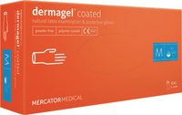MERCATOR MEDICAL Einweg-Latex-Handschuhe MERCATOR dermagel® coated S /Dispenserbox à 100 Stück - toolster.ch