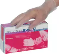 SEMPERGUARD Einweg-Vinyl-Handschuhe in Dispenserbox zu 100 Stück L (8-9) - toolster.ch