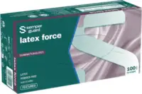 SEMPERGUARD Einweg-Latex-Handschuhe  IC ungepudert, in Dispenserbox zu 100 Stück L (8-9) - toolster.ch