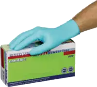 SEMPERGUARD Einweg-Nitril-Handschuhe Comfort in Dispenserboxen zu 100 Stück L (8-9) - toolster.ch