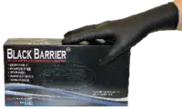 BLACKBARRIER Einweg-Nitril-Handschuhe Black Barrier in Dispenserbox zu 100 Stück L - toolster.ch