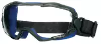 3M Lunettes protection grande visibilité Bandeau néoprène / monture bleue Optiques transparentes - toolster.ch