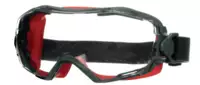 3M Vollsicht-Schutzbrille Nylon-Textil Kopfband / Rahmen Rot Scheibentönung klar - toolster.ch