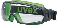 UVEX Vollsicht-Schutzbrille u-sonic grau/lime - toolster.ch