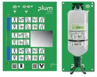 PLUM Station de lavage oculaire Duo NaCl 1'000 ml - toolster.ch