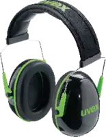 UVEX Gehörschützer  K1 schwarz / grün