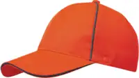 KOLJA Warnschutzkappe mit Nackenschutz UV 40+ fluoreszierend orange - toolster.ch