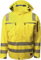 BORMIO Warnschutz-Softshell-Winterjacke Brisi, gelb L - toolster.ch