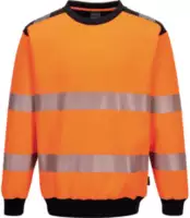 PORTWEST Sweat-shirt haute visibilité PW3 PW379 orange/noir M - toolster.ch