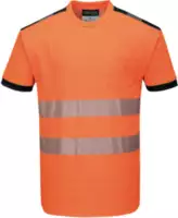 PORTWEST PW3 Warnschutz T-Shirt T181 orange/schwarz L - toolster.ch