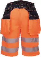 PORTWEST Short à poches haute visibilité PW3 PW343 orange/noir 44 - toolster.ch