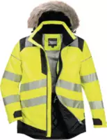 PORTWEST PW3 Warnschutz Winterparka PW369 gelb/schwarz S - toolster.ch