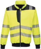 PORTWEST PW3 Warnschutz Sweatjacke PW370 gelb/schwarz S - toolster.ch